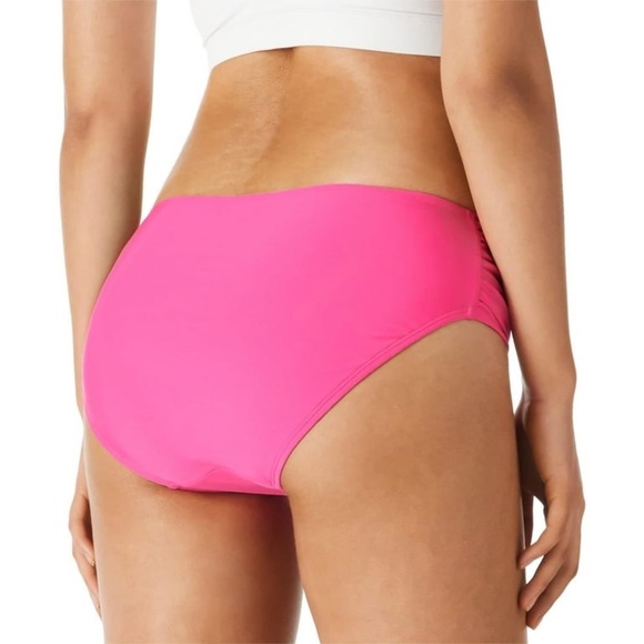 Ocean Blues Women's Hot Pink Ruched Sides Bikini Bottom Size XLarge - Picture 4 of 9